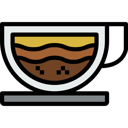 filiżanka kawy kank Lineal Color ikona