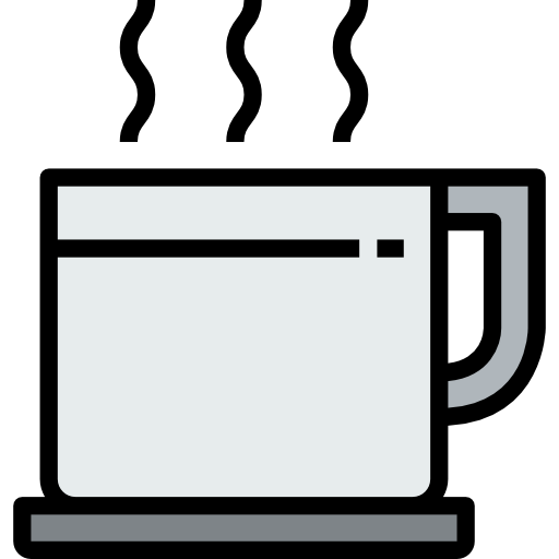 tasse à café kank Lineal Color Icône