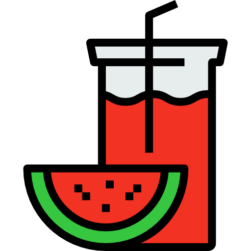 wassermelonensaft kank Lineal Color icon