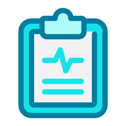 Health report Generic Blue icon