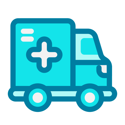 ambulance Generic Blue icoon