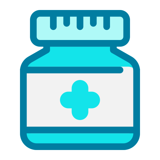 frasco de medicina Generic Blue icono