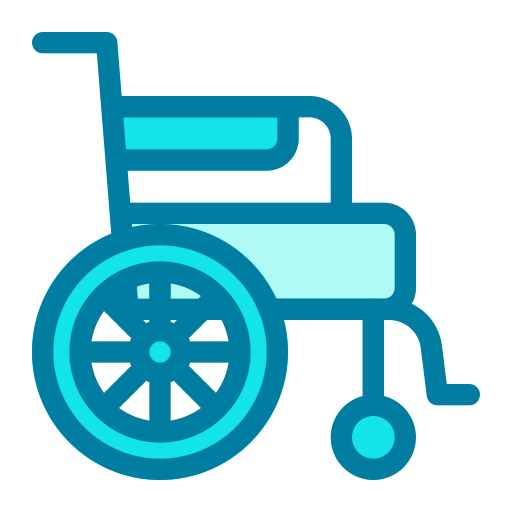 rolstoel Generic Blue icoon