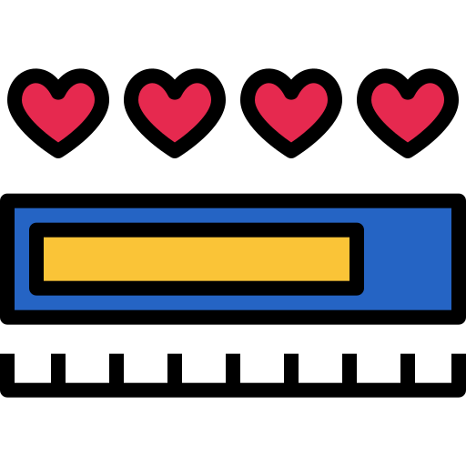 Life bar Generic Outline Color icon