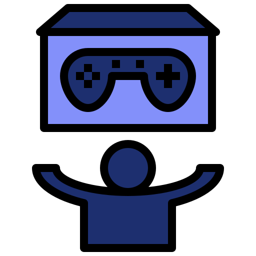 Game Generic Outline Color icon