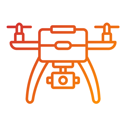 dron de cámara Generic Gradient icono