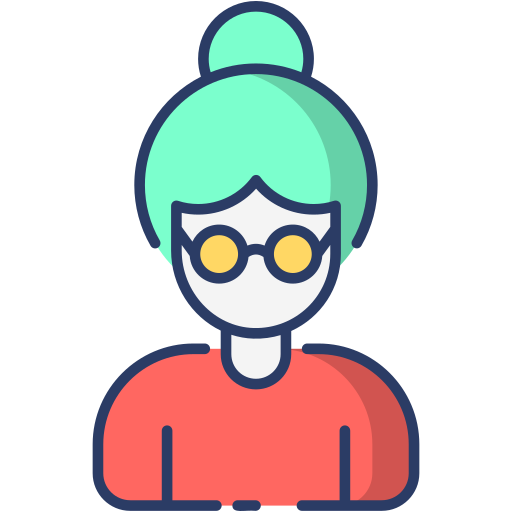 Old woman Generic Outline Color icon