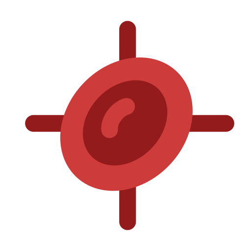 bloedgroep 0- Generic Flat icoon