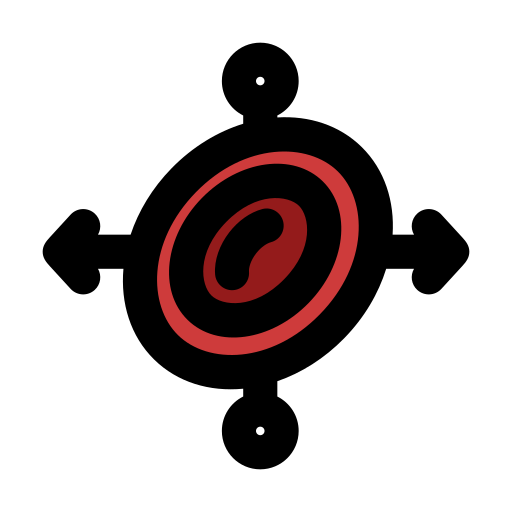 Blood type ab Generic Outline Color icon