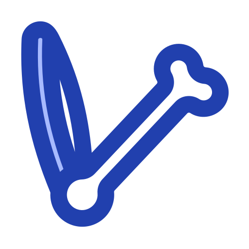 knochenstruktur Generic Blue icon