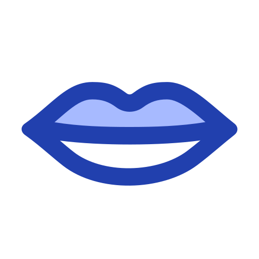 Lips Generic Blue icon