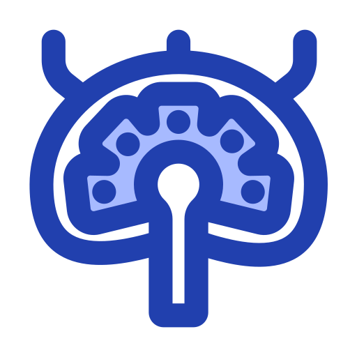 Lymph nodes Generic Blue icon