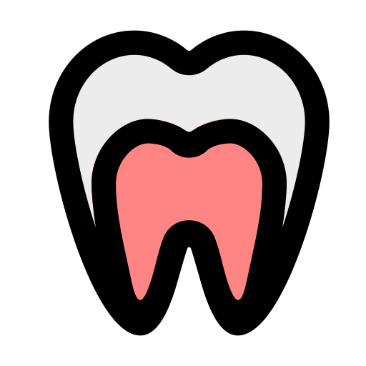 molar Generic Outline Color Ícone