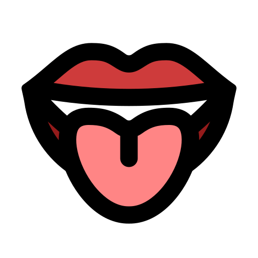 Tongue Generic Outline Color icon