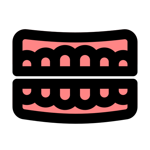 Tooth Generic Outline Color icon