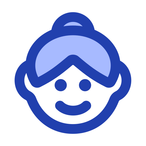 Face Generic Blue icon
