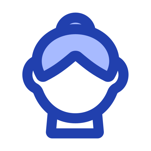 Head Generic Blue icon
