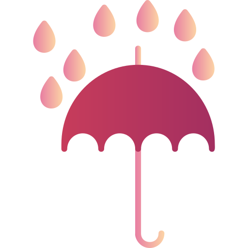 Дождь Generic Flat Gradient иконка