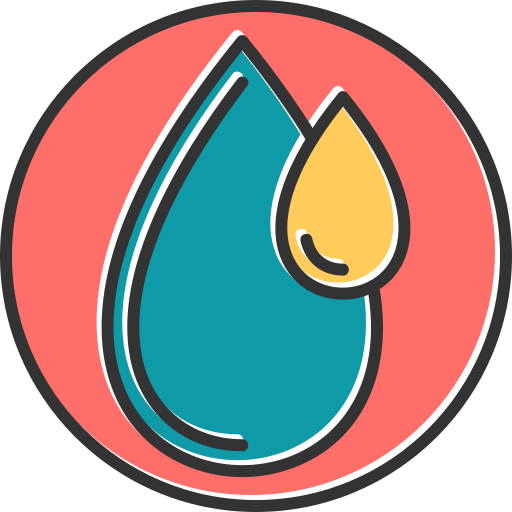 gota de agua Generic Color Omission icono