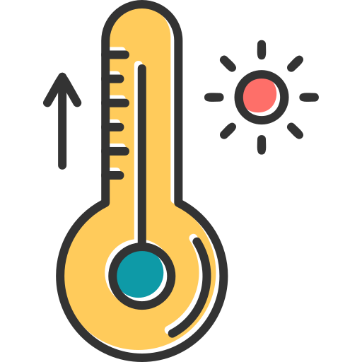 thermometer Generic Color Omission icoon