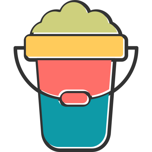 버킷 Generic Color Omission icon