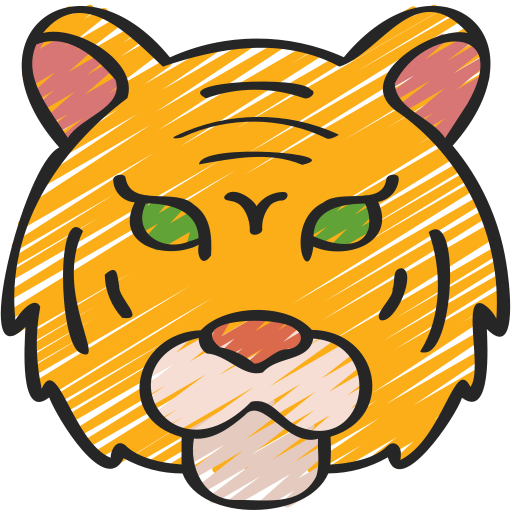 tigre Juicy Fish Sketchy Icône