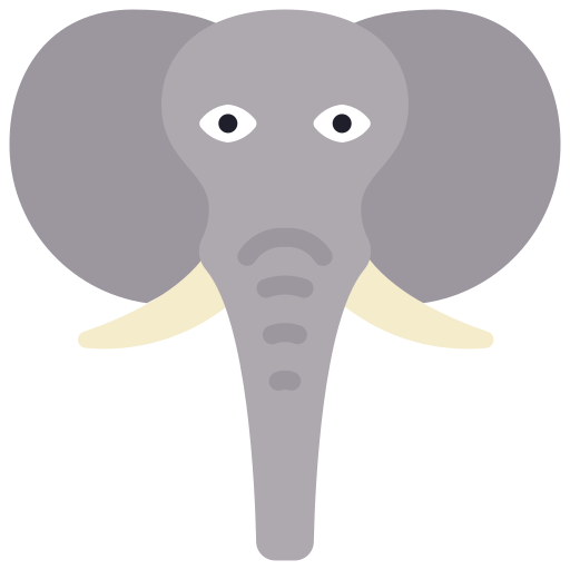 elefant Juicy Fish Flat icon
