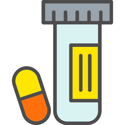 약물 검사 Generic Outline Color icon