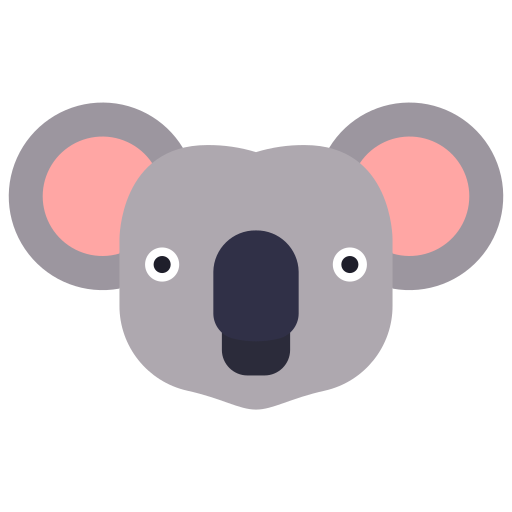 koala Juicy Fish Flat icon