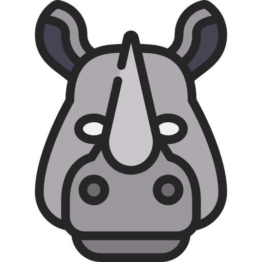 rinoceronte Juicy Fish Soft-fill Ícone