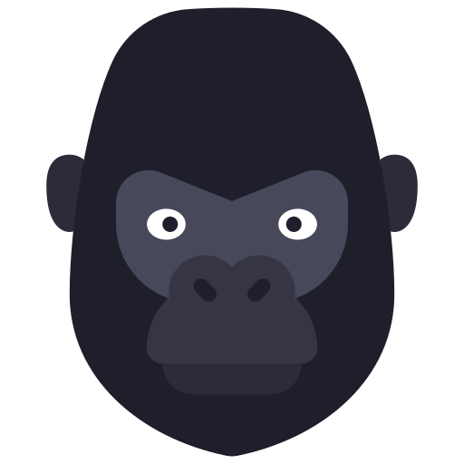 Gorilla Juicy Fish Flat icon