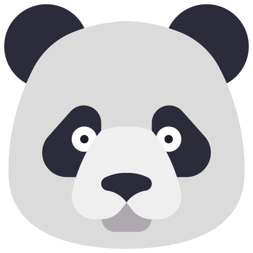 panda Juicy Fish Flat ikona