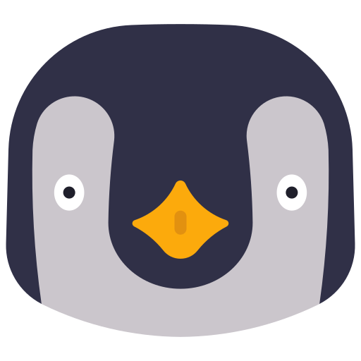 pinguin Juicy Fish Flat icon