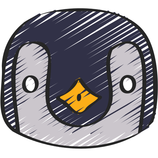 pingüino Juicy Fish Sketchy icono
