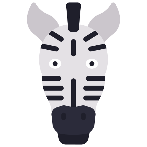 zebra Juicy Fish Flat icon