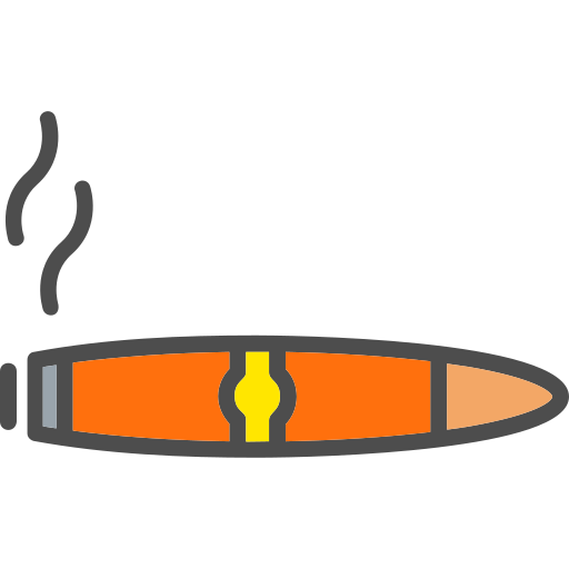 cigarro Generic Outline Color icono