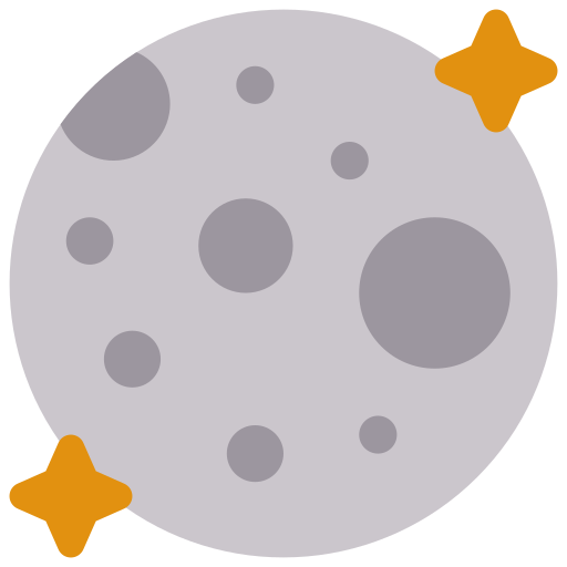 lune Juicy Fish Flat Icône
