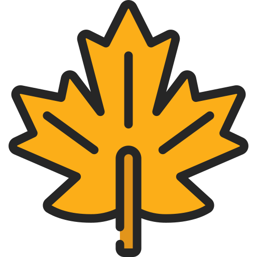 Maple leaf Juicy Fish Soft-fill icon