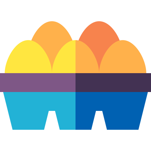 яйца Basic Straight Flat иконка
