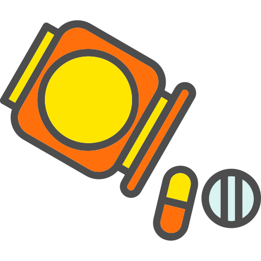 薬物 Generic Outline Color icon