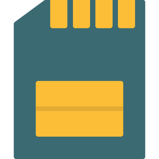메모리 카드 Generic Flat icon