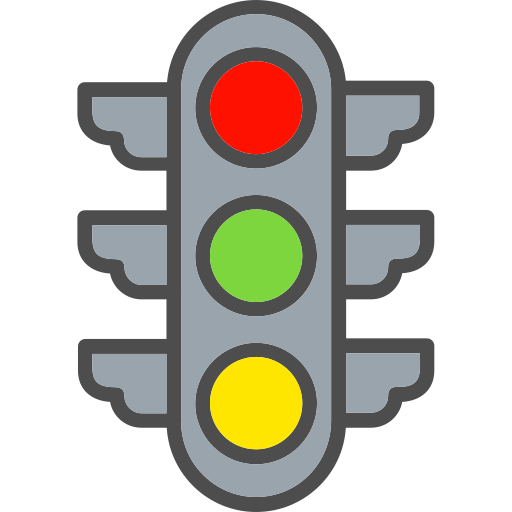 stoplicht Generic Outline Color icoon