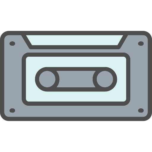 kassette Generic Outline Color icon