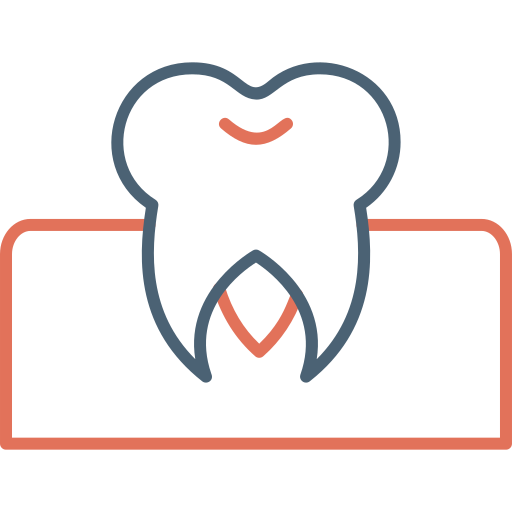 molar Generic Outline Color icono