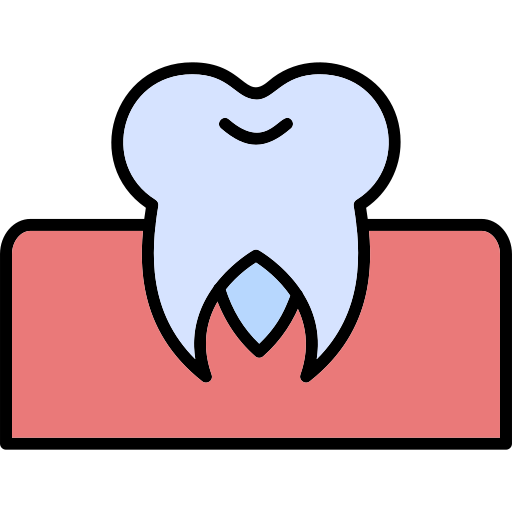 molar Generic Outline Color icono