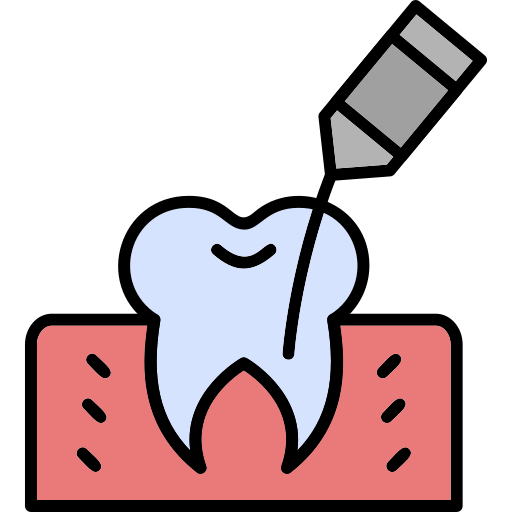Root canal Generic Outline Color icon