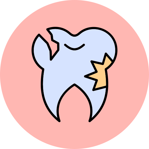 Caries Generic Outline Color icon