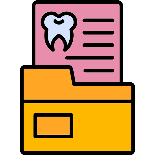 Dental record Generic Outline Color icon