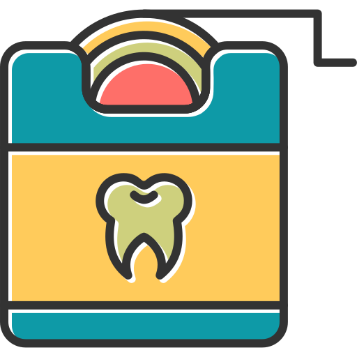 Dental floss Generic Color Omission icon