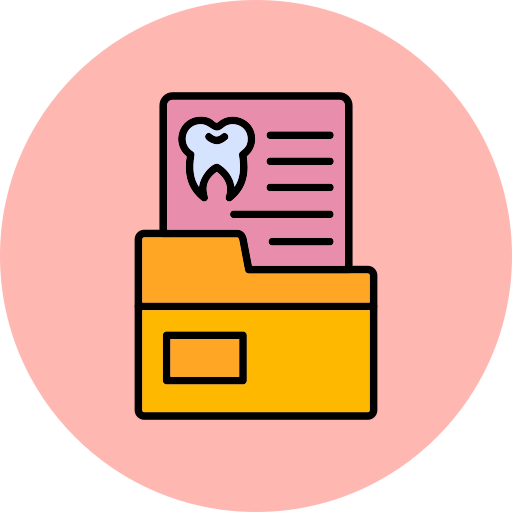 Dental record Generic Outline Color icon